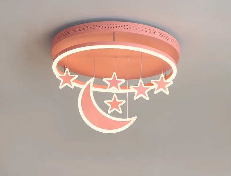 Moonstar Kinderlampe LED, blau oder pink